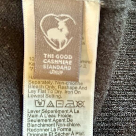 NWT J. Crew Cashmere patch-pocket oversized black cardigan sz xs - Picture 5 of 7